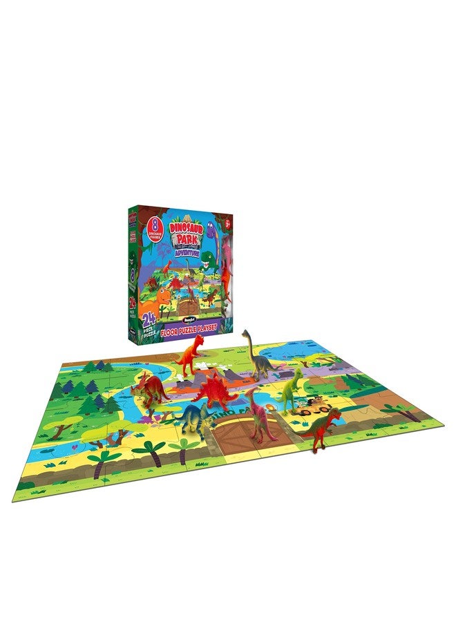 RoseArt - Kids Floor Puzzle Playset - Dinosaur Park Adventure - 24 Piece Jigsaw Puzzle - Image 5